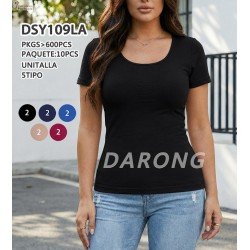 BLUSA LISA PARA DAMA-DSY109